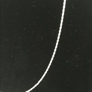 Jewelry - EUC Sterling silver rope necklace Jewelry - EUC Sterling silver rope necklace